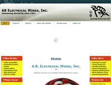 Tablet Screenshot of abelectricalwires.com